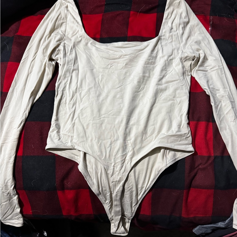 lululemon athletica Cream Bodysuit